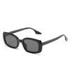 Nuevas gafas de sol retro con montura pequeña para hombres y mujeres, gafas de sol rectangulares de moda europeas y americanas, gafas de sol coloridas para sesiones de fotos callejeras transfronterizas