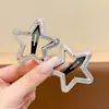 Presilhas de Cabelo com Glitter Prata para Crianças Sem Danos para Meninas Estrelas Nuvens BB Clips Doces de Alta Qualidade para Franja Lateral