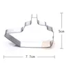 Molde para hornear barco acero inoxidable molde para pastel molde para galletas modelo para omelette venta al por mayor