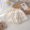 Traje de Verano para Niñas 2025 Nuevo Estilo Manga Corta Traje de Verano para Niños Set de Dos Piezas Floral para Bebé Ropa Exterior Fresca