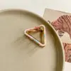 Pinza para el pelo triangular dulce de ácido acético estilo japonés Pinza para el pelo versátil retro Pinza para el pelo Parte posterior de la cabeza Accesorios para el pelo Tocado del bosque