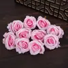 Cabeça de Flor Rosa de Veludo Sintético 7cm Cabeça de Flor Decoração de Parede de Flores para Casamento Corredor Flor Rosa Adereços Comércio Exterior Atacado