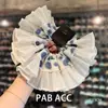 Coreano nicho delicado borde de madera malla borde ancho anillo de salchicha gruesa hace que el cabello luzca voluminoso elegante liga para el cabello accesorio para el cabello