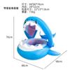 Flotador de volante para niños, flotador con asiento de astronauta, juguete acuático de PVC para bebé, flotador inflable de dibujos animados para niños