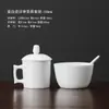 Juego de Tres Tazas de Porcelana Blanca de Alta Calidad Estándar Nacional para Cata de Té Tazas Profesionales para Evaluación de Té Juego de Tazas para Cata Sensorial con Impresión de Logo