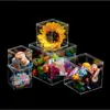 Caixa Plástica Transparente Quadrada Simples Caixa de Exibição de Alimentos e Presentes em Acrílico Caixa de Embalagem de Presentes Doces