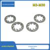 Atacado do Fabricante Arruelas Gb861.1 Arruelas de Travamento com Dentes Internos Galvanizadas Escurecidas 3-30mm Arruelas de Pressão Antiderrapantes