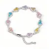 Pulsera de circón con forma de calabaza, de alta gama y personalizada, accesorio de lujo ligero para niñas, versátil para el trabajo, un regalo para el Festival Qixi