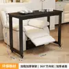 Mesa de Manicura Doble de Lujo Ligero con Ruedas, Mesa de Manicura Desmontable, Mesa de Manicura Estilo Crema Ins de Tienda Japonesa