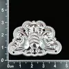 Boneca gato de batata de Guizhou acessórios DIY lembrança coroa de cabelo prateada chapéu étnico Miao chapéu tiara de chifre de vaca borboleta