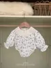 Jennybebe26 Nuevo Pelele Coreano de Otoño para Bebé Niña con Elegante Cuello de Volantes de Encaje