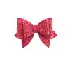 Pinza de pelo de lazo para niñas, pequeña, fresca, de dibujos animados, con purpurina, de cola de pato, clip lindo, accesorios para el cabello de colores, clip para flequillo
