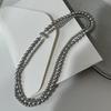 Accesorios de Collar de Perlas en Capas de Plata S925 para Mujer, Cadena Ligera de Lujo de Nicho para Clavícula de Verano, Joyería de Cadena para el Cuello con Perlas de Alta Gama