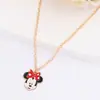 Dibujos Animados Mickey Mouse Mickey Pato Donald Aleación con Goteo de Aceite Collar para Niños Divertido Moda Anime Estudiante Sudadera Cadena Joyería
