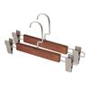 Perchero Telescópico de Madera para Pantalones Perchero para Ropa Doméstico Almacenamiento sin Costuras Perchero para Pantalones Perchero de Madera Antideslizante Pinza Especial para Pantalones para Tienda de Ropa
