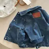 Timo jaqueta jeans infantil para meninas 2025 primavera outono novo estilo meninos versão coreana casual estilo outono top roupas de outono para bebê