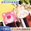 Clipe PP de Gota Criativa DIY Clipe de Vedação Transparente de Acrílico para Lanches Clipe Fofo de Desenho Animado para Armazenamento de Arquivos de Estudante