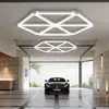 Luz Hexagonal de LED em Favo de Mel Super Brilhante para Garagem RGB Dimmable Película Impermeável Luz para Lavagem de Carros Teto para Oficina de Reparo Automotivo