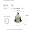 Mochila com tema de floresta para caminhadas ao ar livre e montanhismo, apresentando um design mini, cores contrastantes, construção leve e adequada para o trajeto diário e ciclismo.