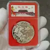 2025 Moeda Comemorativa Ling Snake Jufu Sorte e Fortuna Cobra Medalha de Ouro e Prata Moeda de Metal com Relevo Tridimensional Local de Produção