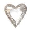 Corazón navideño estampado de metal corazón de amor corazón hogar dulce hogar hogar dulce hogar colgante inglés accesorios