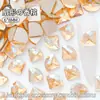 6*8mm Diamante de Cristal Forma de Abanico Planos Fondo Plano Forma Especial DIY Usables Accesorios para Uñas Joyería para Uñas Artísticas Diamante para Uñas Artísticas Venta al por Mayor