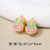 Antiguo Colgante de Calabaza para Espaciador de Cuentas de Paz y Alegría Chapado en Oro Aleación Joyería Flor Redonda Pulsera de la Fortuna Accesorio de Pulsera