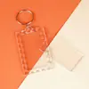 Llavero con Forma Personalizada, Carcasa Vacía Lista para Usar, Llavero Marco de Fotos para Lotes Pequeños, Colgante Pequeño, Acrílico Transparente, para Jóvenes