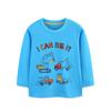 26 Otoño Nuevo Estilo Camiseta de Manga Larga para Niños Estilo Europeo y Americano Sudadera de Manga Larga de Moda para Niños Camiseta Pulóver con Estampado de Coche
