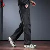 Pantalones casuales de invierno para exteriores para hombre, estilo paracaidista de pierna recta holgada, deportivos, estilo montaña, gruesos, forrados de polar, para trabajo
