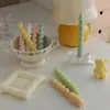 Vela de Fragancia con Varilla Espiral Retorcida para Ambiente, Vela Aromática de Varilla Larga con Forma de Cruz, Velas de Aromaterapia Transfronterizas Hechas a Mano