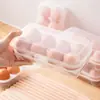 Caja de Huevos a Prueba de Golpes y Roturas para Camping al Aire Libre, Portátil de Plástico Anti-Caídas para Viaje, Caja Protectora Portátil, Caja de Almacenamiento, Uso en Casa