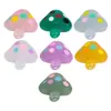 Acrílico Goteo de Aceite Colorido Hongo Cuentas de Agujero Vertical Accesorios DIY Cadena para Teléfono Móvil Colgante para Coche Cadena para Bolso Material para Ropa Joyería
