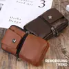 Riñonera de piel de vaca de primera capa transfronteriza multifuncional para cinturón, bolsa para teléfono móvil, funda impermeable y a prueba de polvo para teléfono móvil de pantalla grande para exteriores