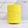 Ligero de 3 mm de Grosor Hilo Hueco Hilo de Seda de Hielo Bolso Tejido a Mano con Ganchillo Cojín Hilo para Sombrero de Sol de Verano