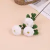 Flores de Peônia Koi Artificiais para Decoração de Sala de Estar Interna, Arranjo de Flores, Decoração de Mesa, Flores de Seda e Materiais Florais