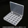 Caja de Almacenamiento Transparente para Bobinas de Máquina de Coser Caja de Almacenamiento de 25 Compartimentos Paquete de Materiales para Pasadores de Cabello Hechos a Mano DIY Accesorios