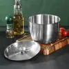 Balanza de Acero Inoxidable Grado Alimenticio 304 Cocina Casera Huevo y Balanza Lavado de Verduras y Horneado Balanza Extra Grande Balanza Espesada para Sopa