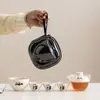 Set de Té Portátil para Viaje al Aire Libre Set de Tazas de Servicio Rápido Panda Tetera de Cerámica Souvenir de Evento Regalo