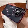 Funda magnética para teléfono adecuada para Huawei Pura80, TPU galvanizado transparente Mate70Pro, todo incluido, carga, anticaída, funda suave