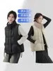 Chaleco de plumón para mujer 2026 Otoño e Invierno Estilo Nuevo Holgado Engrosado Sin Mangas Chaleco acolchado Chaqueta Chaleco de plumón
