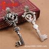 A4674 Xizang Chave de Prata 4 Gramas Acessórios de Chave Vintage Decorações de Chave Joias DIY 20 Peças/Pacote