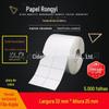 Papel couché adesivo 32*25*5000*10000 papel de etiqueta papel para impressão de código de barras