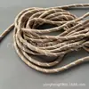 Cuerda Redonda de Poliéster con Núcleo Retorcido, Patrón de Puntos de Colores, 5mm de Espesor, Cuerda Miu Resistente al Desgaste para Tejido Hecho a Mano DIY, Colgante, Cinturón, Cuerda para Sombrero, Cordón