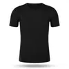 Camiseta Masculina de Manga Curta Secagem Rápida Seda Gelada Camiseta Uniforme de Time de Maratona para Construção de Equipe Masculino Logo Estampado Malha Camisa de Secagem Rápida