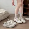 Zapatillas de Mujer 2026 Primavera Nuevo Estilo Zapatos Planos Adelgazantes Zapatillas Deportivas Casuales Zapatos Blancos Zapatos Retro Versátiles