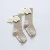 Calcetines para Niños Primavera y Otoño Estilo Coreano Unisex de Caña Media Calcetines de Moda Calcetines Holgados con Alas Calcetines Antideslizantes para Piso de Bebé Calcetines para Niños Pequeños