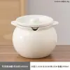 Tarro de Cerámica Casual para Manteca y Condimentos Caja de Almacenamiento de Cocina Aceite Sal Salsa Vinagre Tarro de Condimentos Reempacado Contenedor Sellado para el Hogar
