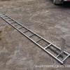 Escalera de aluminio con gancho para entrenamiento contra incendios, escalera de rescate de gran altitud, escalera de escape, escalera de escalada plegable