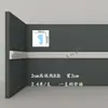 Línea de PU Línea de estuco imitación francesa Borde de pared de fondo de TV Tira decorativa Línea de modelado Flor de esquina de techo europea